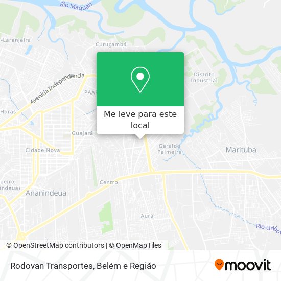 Rodovan Transportes mapa