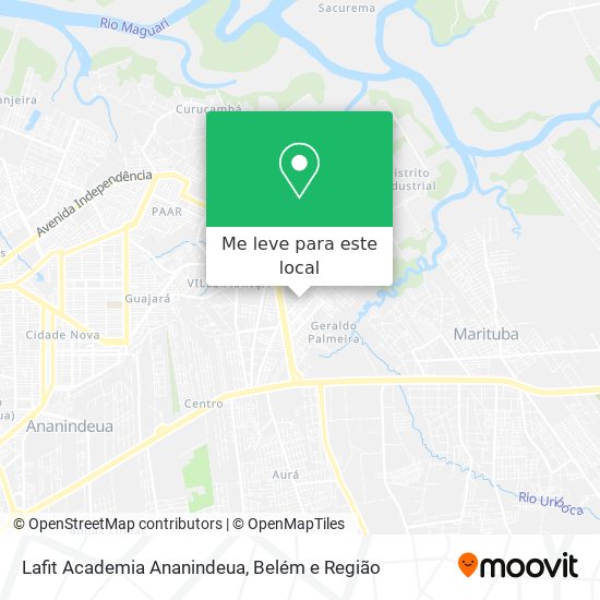 Lafit Academia Ananindeua mapa