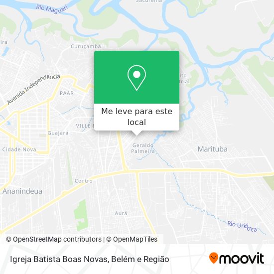 Igreja Batista Boas Novas mapa