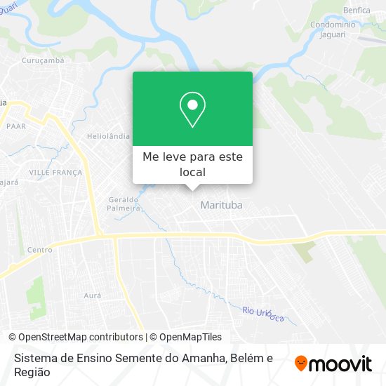 Sistema de Ensino Semente do Amanha mapa