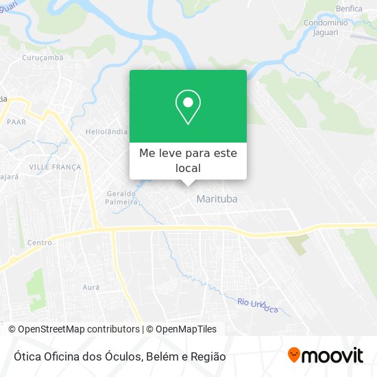 Ótica Oficina dos Óculos mapa