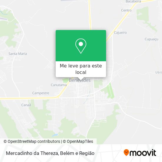 Mercadinho da Thereza mapa