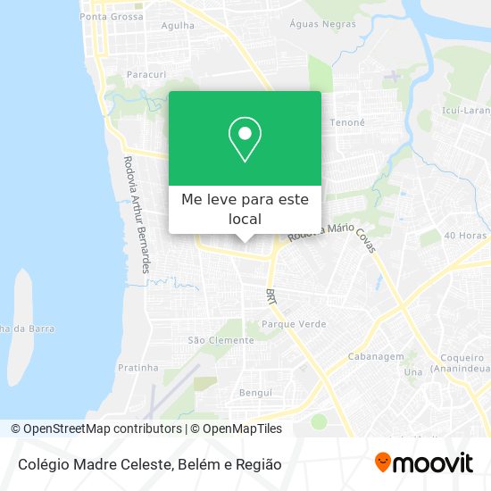 Colégio Madre Celeste mapa