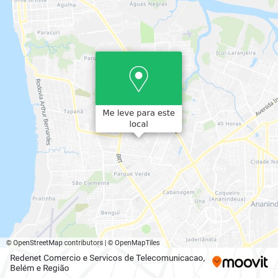 Redenet Comercio e Servicos de Telecomunicacao mapa