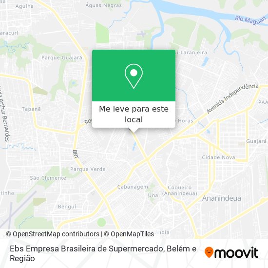 Ebs Empresa Brasileira de Supermercado mapa