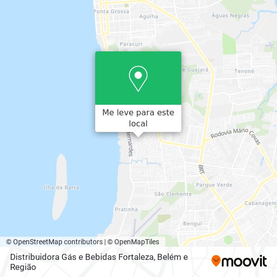 Distribuidora Gás e Bebidas Fortaleza mapa