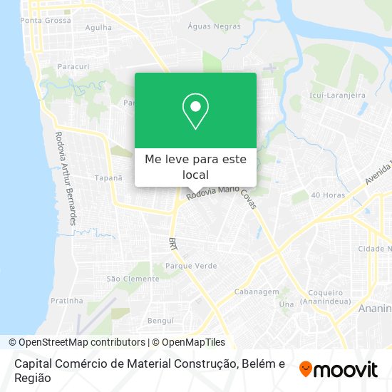 Capital Comércio de Material Construção mapa