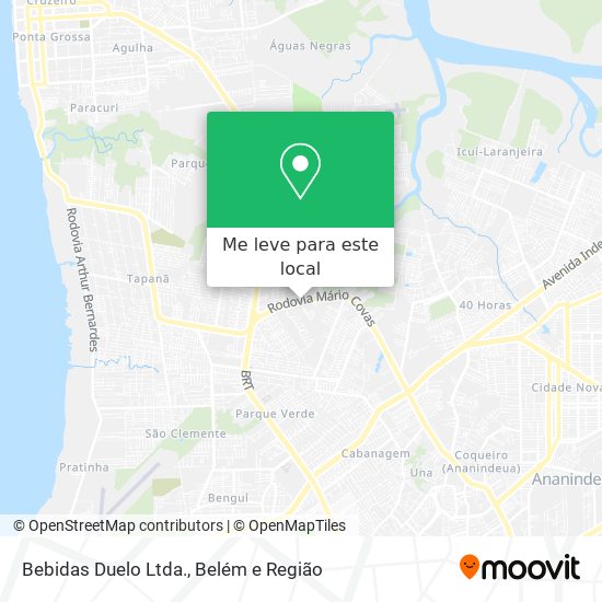 Bebidas Duelo Ltda. mapa