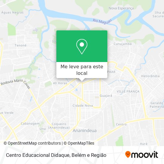 Centro Educacional Didaque mapa
