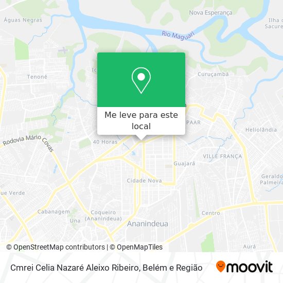 Cmrei Celia Nazaré Aleixo Ribeiro mapa