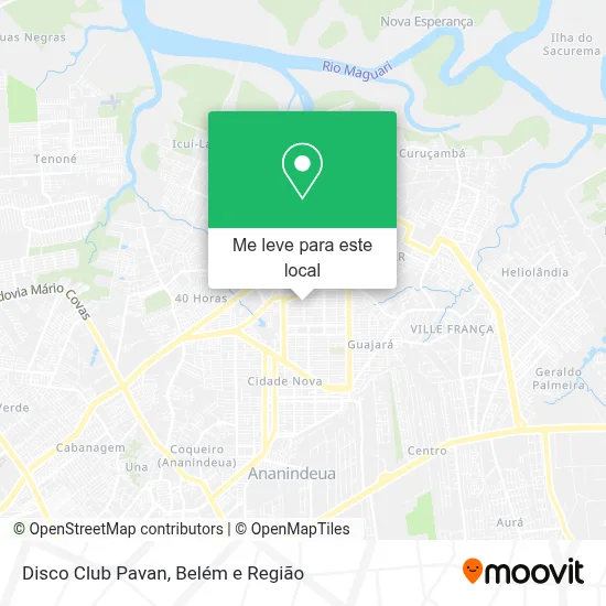 Disco Club Pavan mapa