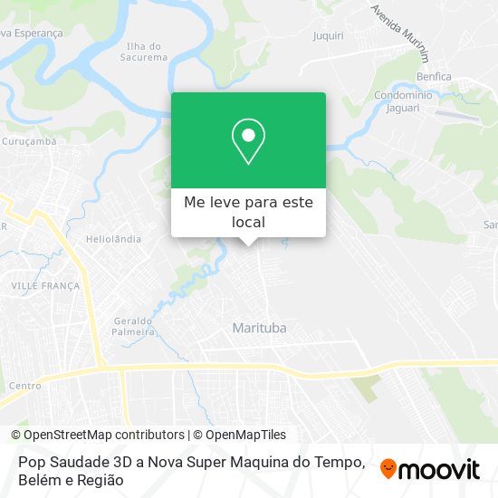 Pop Saudade 3D a Nova Super Maquina do Tempo mapa