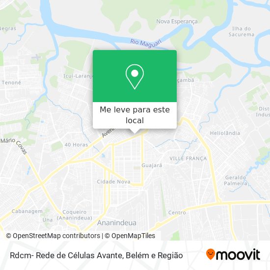 Rdcm- Rede de Células Avante mapa