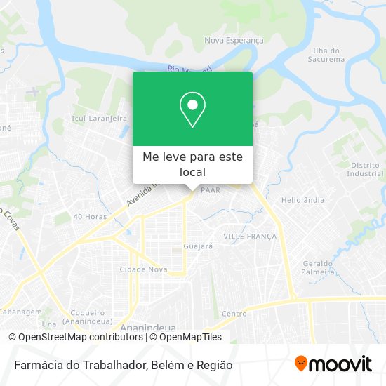 Farmácia do Trabalhador mapa