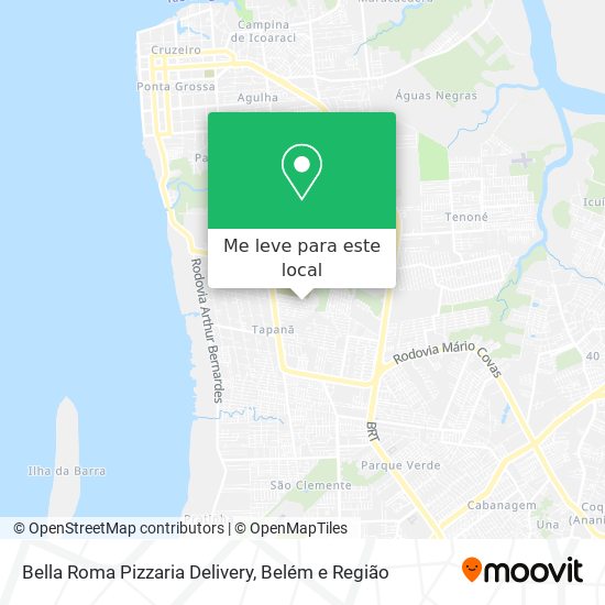 Bella Roma Pizzaria Delivery mapa