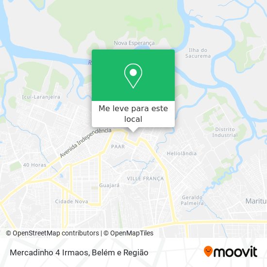 Mercadinho 4 Irmaos mapa