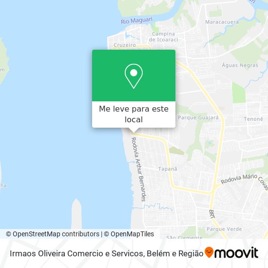 Irmaos Oliveira Comercio e Servicos mapa