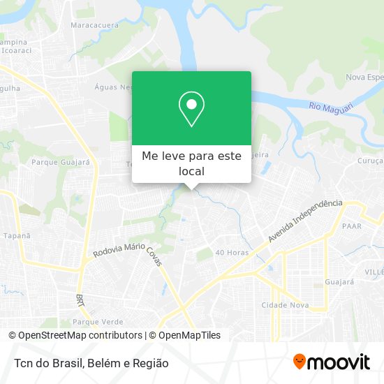 Tcn do Brasil mapa
