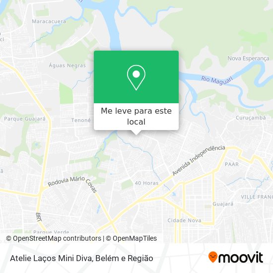 Atelie Laços Mini Diva mapa