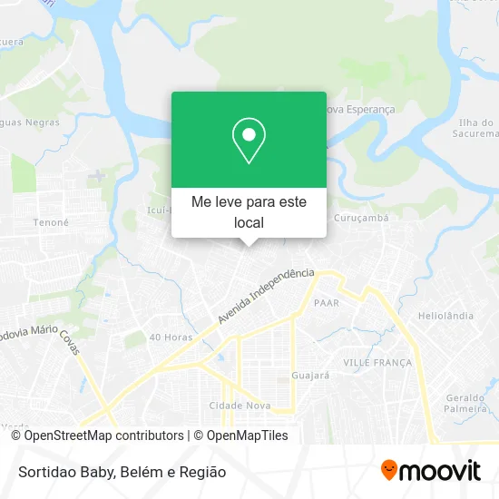 Sortidao Baby mapa