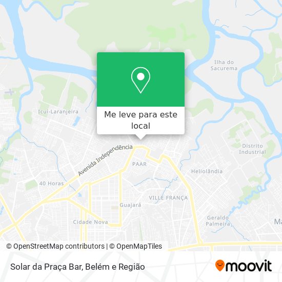 Solar da Praça Bar mapa