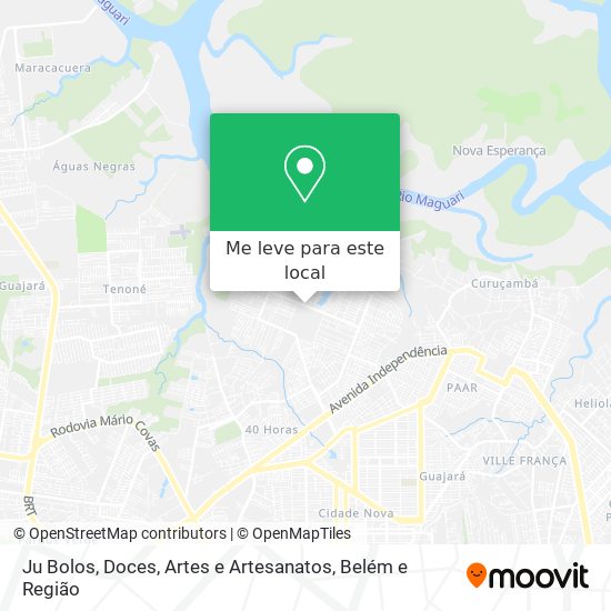 Ju Bolos, Doces, Artes e Artesanatos mapa