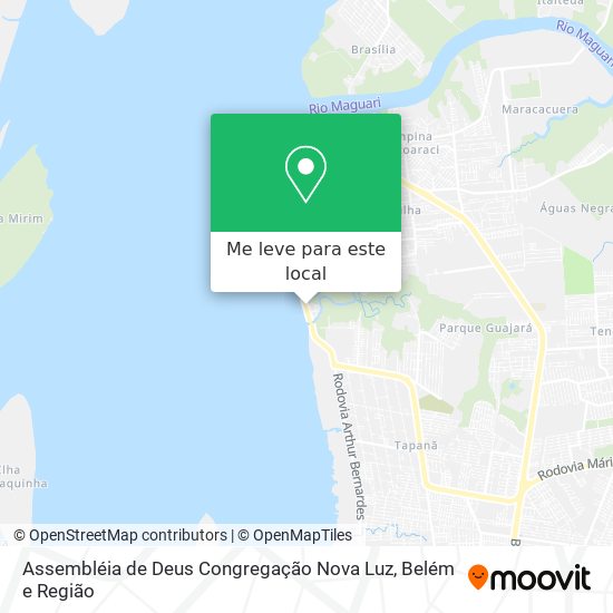 Assembléia de Deus Congregação Nova Luz mapa