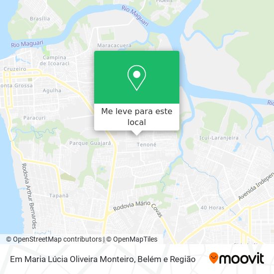 Em Maria Lúcia Oliveira Monteiro mapa