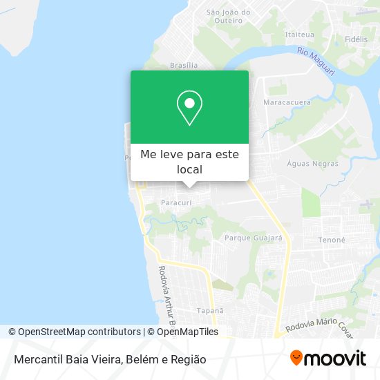Mercantil Baia Vieira mapa