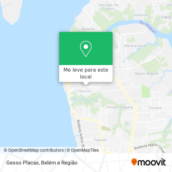 Gesso Placas mapa