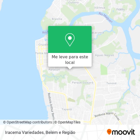 Iracema Variedades mapa