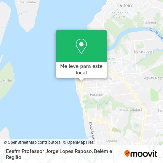 Eeefm Professor Jorge Lopes Raposo mapa