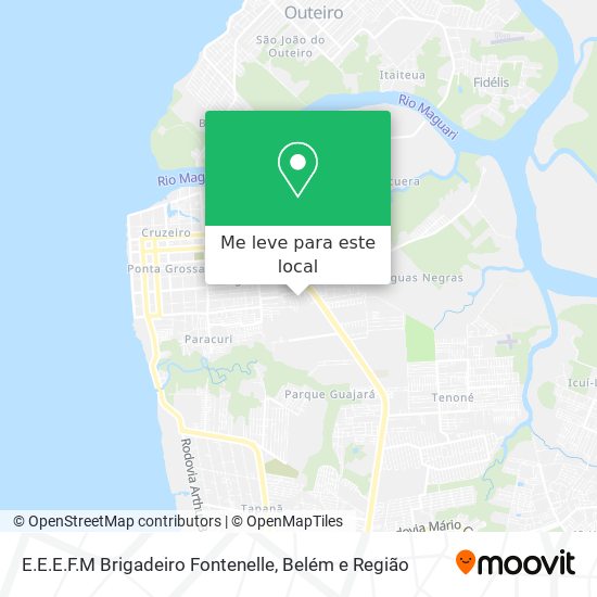 E.E.E.F.M Brigadeiro Fontenelle mapa