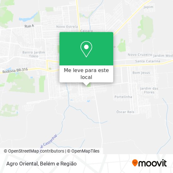 Agro Oriental mapa