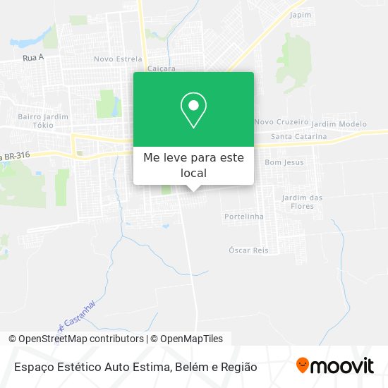 Espaço Estético Auto Estima mapa