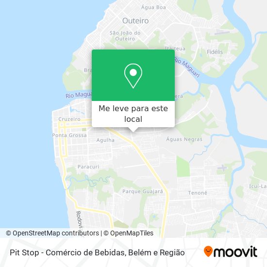 Pit Stop - Comércio de Bebidas mapa