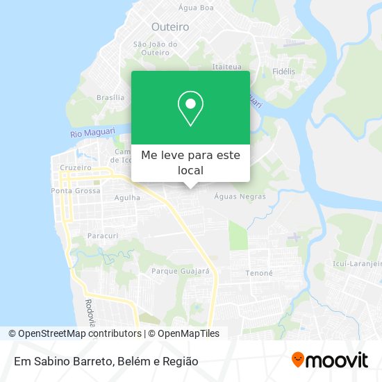 Em Sabino Barreto mapa