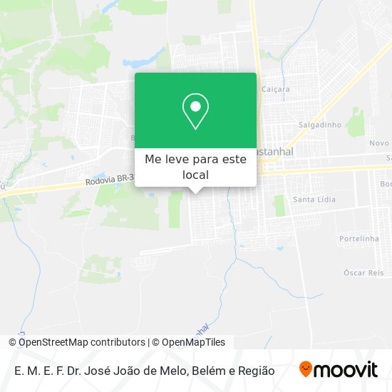 E. M. E. F. Dr. José João de Melo mapa