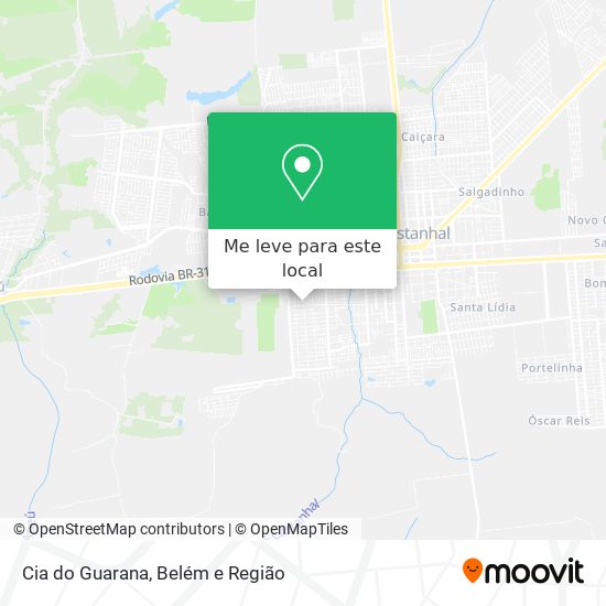 Cia do Guarana mapa