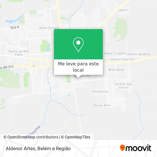 Aldenor Artes mapa