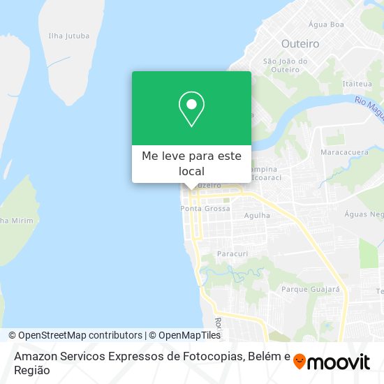 Amazon Servicos Expressos de Fotocopias mapa
