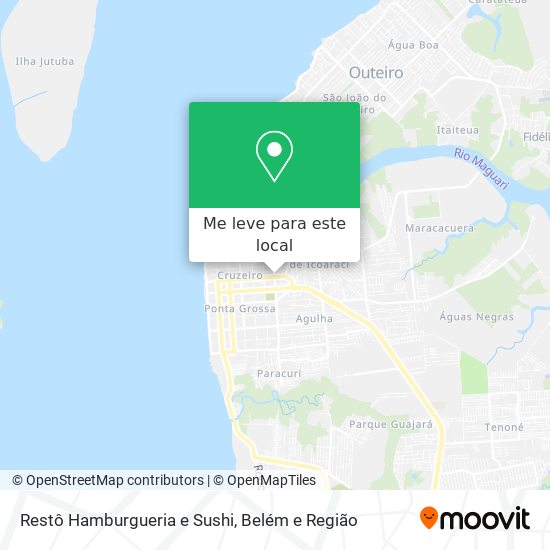 Restô Hamburgueria e Sushi mapa