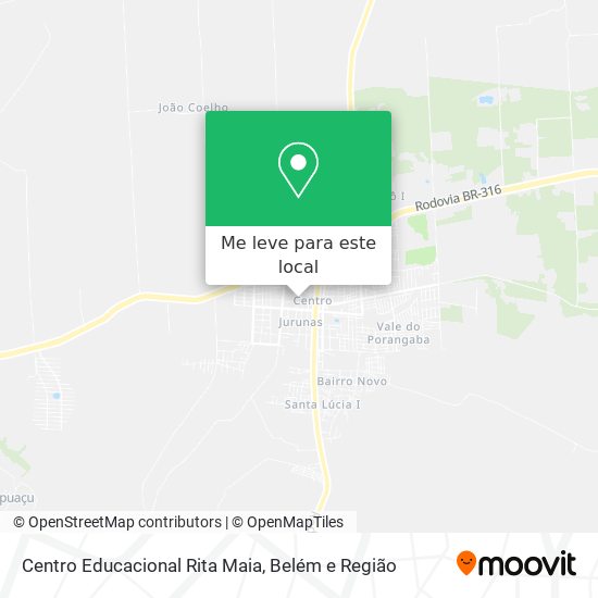 Centro Educacional Rita Maia mapa