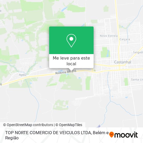 TOP NORTE COMERCIO DE VEICULOS LTDA mapa