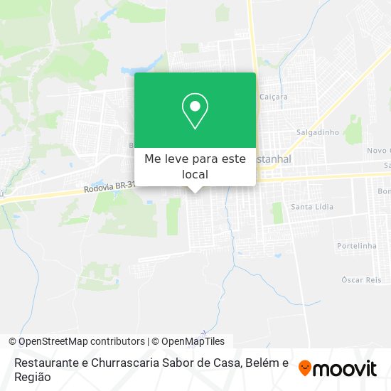 Restaurante e Churrascaria Sabor de Casa mapa