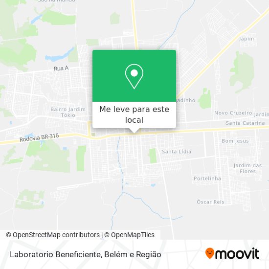 Laboratorio Beneficiente mapa