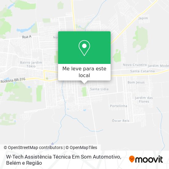 W-Tech Assistência Técnica Em Som Automotivo mapa
