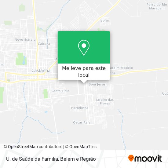 U. de Saúde da Familia mapa