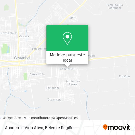 Academia Vida Ativa mapa