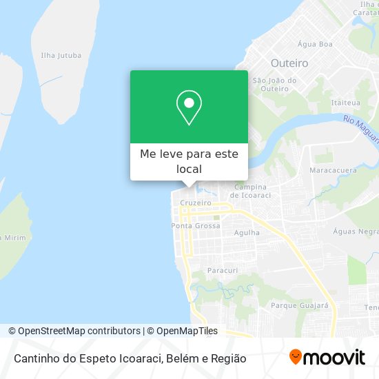 Cantinho do Espeto Icoaraci mapa